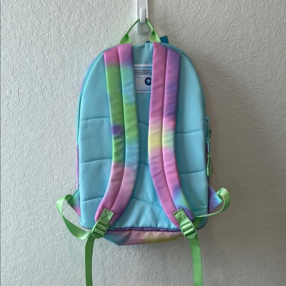 Ecotech Green and Purple Bag with Tie-Dye Design - Picture 9 of 10